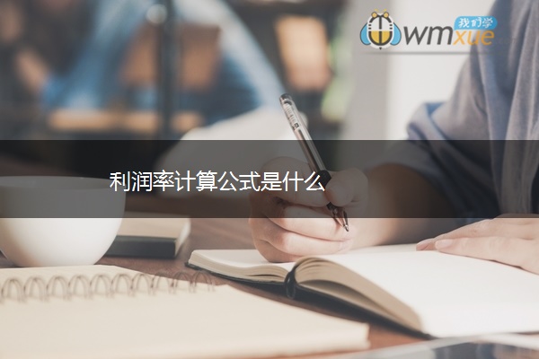 利润率计算公式是什么